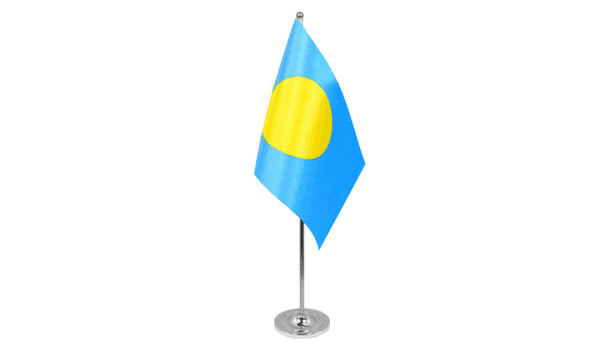 Palau Satin Table Flag